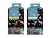 B/op 10 led pearl/star lights (indoor) - WARM OR BRIGHT WHITE* B/op 10 led pearl/star lights (indoor) - WARM OR BRIGHT WHITE*