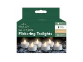 Pack 6, led flickering tealights*