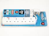 4gang 2metre extension lead - surge protected* 4gang 2metre extension lead - surge protected*