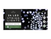24 led string lights (indoor/outdoor) - Bright White*