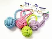 Knot ball rope toy - 3/cols* Knot ball rope toy - 3/cols*