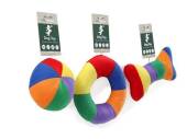 17cm plush rainbow dog toys - 3asstd* 17cm plush rainbow dog toys - 3asstd*