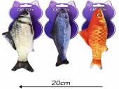 20cm catnip fish cat toy - 3asstd* WP011