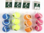 Pack 3, paw print tennis balls - 4/cols*