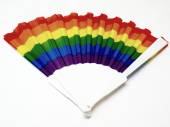 Plastic rainbow fan*