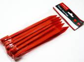 Pack 6, plastic tent pegs*