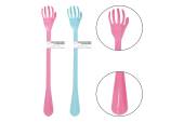 Plastic back scratcher & shoe horn -PINK ONLY!!*