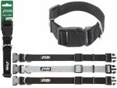 Crufts large nylon dog collar - 3/cols* (50x2.5cm) Crufts large nylon dog collar - 3/cols* (50x2.5cm)