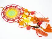 Pom pom dream catcher (16cm dia) - 3asstd.