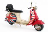 Metal Union Jack scooter*
