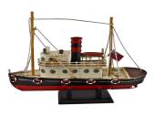 Metal ship ornament (H28cm - L32cm)*