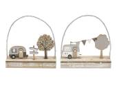 LED wood caravan dec. L20cm*