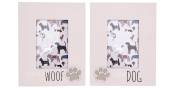 Pet dog wood photo frame (24x19cm) - 2asstd* Pet dog wood photo frame (24x19cm) - 2asstd*