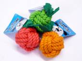 Fruit rope knot ball - 3asstd* Fruit rope knot ball - 3asstd*