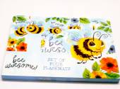 Set 4, Bee Awesome placemats. Set 4, Bee Awesome placemats.