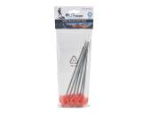 Pack 6, 20cm steel rock pegs* Pack 6, 20cm steel rock pegs*