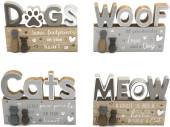 Cat/dog wooden block - WOOF ONLY!!. Cat/dog wooden block - WOOF ONLY!!.
