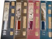 Pkt 100, incense sticks & holder - 6asstd*