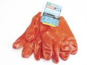 Heavy duty pvc gloves.