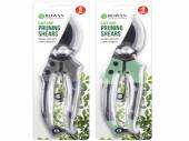 8" easy grip pruning shears - 2asstd*
