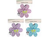 Fabric flower windmill - 3/cols*