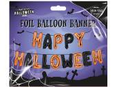 Happy Halloween foil balloon banner*