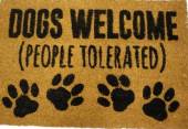 Dogs welcome coir door mat*
(40x60cm)