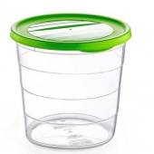 1.1ltr tall round storage container (12x12x15cm)* 1.1ltr tall round storage container (12x12x15cm)*