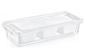 3x compartment organiser storage box (11x27x6cm)* 3x compartment organiser storage box (11x27x6cm)*