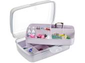 2 tray organiser box - asstd cols* 2 tray organiser box - asstd cols*