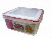 2.3ltr square airtight food box
(20.5x20.5x8.5cm)*