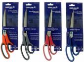 Large s/steel scissors, L25cm - 4/cols*