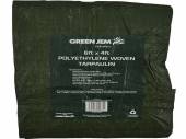 6ft x 4ft green tarpaulin*