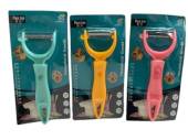 Coloured plastic peeler - 3/cols* Coloured plastic peeler - 3/cols*
