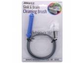 Sink and drain cleaning brush*