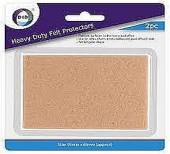 Pack 2, heavy duty felt protectors (approx 10x7cm)*