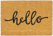 Hello coir door mat (40x60cm)*
