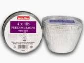 Pack 4, 1lb pudding basins with lids. Pack 4, 1lb pudding basins with lids.