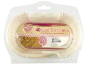 Pack 40, loaf tin liners*
(19x9.5x6.6cm)