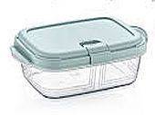 Push up microwave food box (1100ml) - asstd cols*