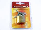 25mm padlock (3x keys)*