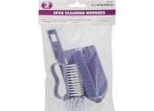 3pc cleaning brush set*