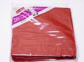 Pack 20,33cm 2ply red napkins*