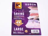 Large space saving vacuum bag*
(80x100cm)
