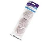 Pack 3, cotton twine (3x 45m)*