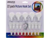 22pc picture hook set.