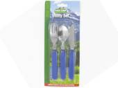 3pc cutlery set - 2/cols* 3pc cutlery set - 2/cols*