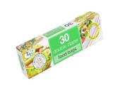 Box 30, double zipper food bags*
(17x21cm) Box 30, double zipper food bags*
(17x21cm)