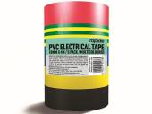 Pack 5, pvc electrical tape (19mm x 4m)*
