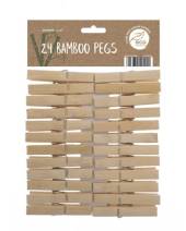 Pkt 24, bamboo pegs*